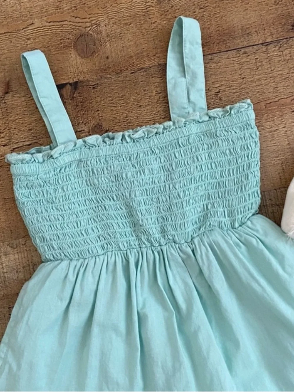 DRESSES (2) Pink Rainbow Daisy Summer Dress NWT + Mint Green Eyelet Dress